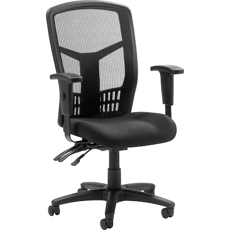 Lorell Executive High-Back Mesh Chair, Black LLR86200